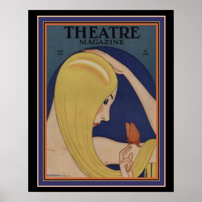Art Deco Theatre Magazine Poster 16 x 20 (Front)