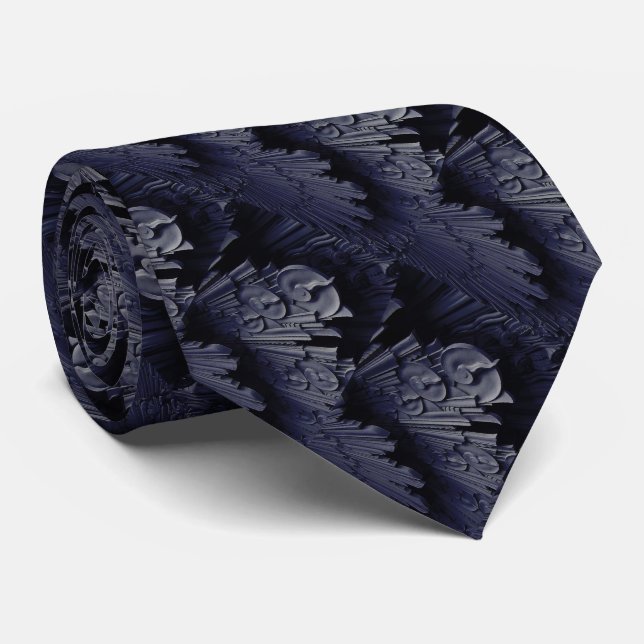 Art Deco Theatre Tie (Rolled)