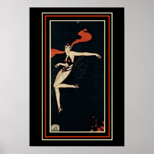 Art Deco Themed Villemot Poster 13 x 19