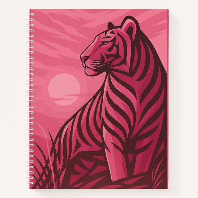 Art Deco Tiger Notebook (Front)