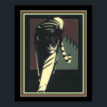 Art Deco Tiger Print 16 x 20<br><div class="desc">Unique and Sleek,  Art Deco "Tiger" Print 16 x 20</div>