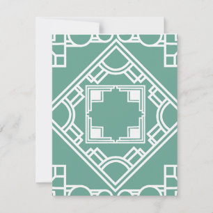 Art Deco Tile  Card
