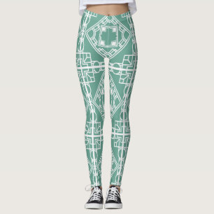Art Deco Tile Leggings