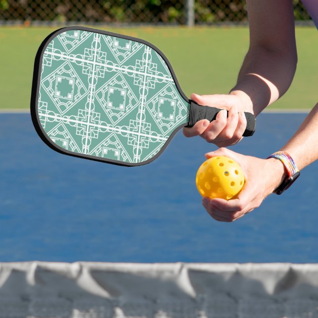 Art Deco Tile  Pickleball Paddle (Insitu)