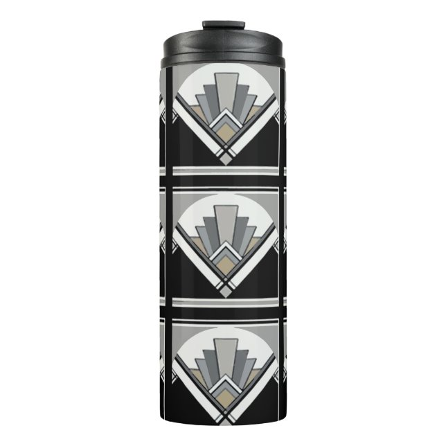 Art Deco Tile Thermal Tumbler (Front)