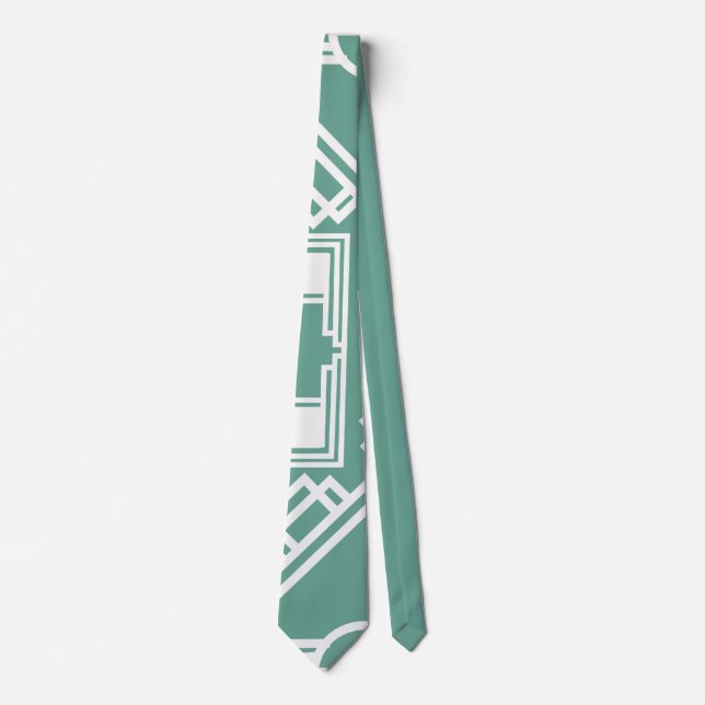 Art Deco Tile  Tie (Front)