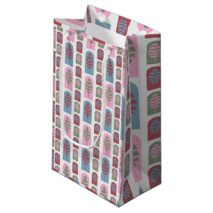 Art Deco Trees Small Gift Bag