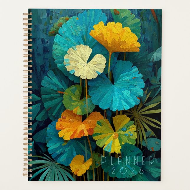 Art Deco Tropical Planner (Front)