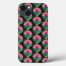 Art Deco Tropical Toucans & Pineapples
