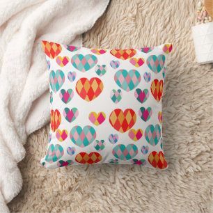Art Deco Valentine's Throw Pillow