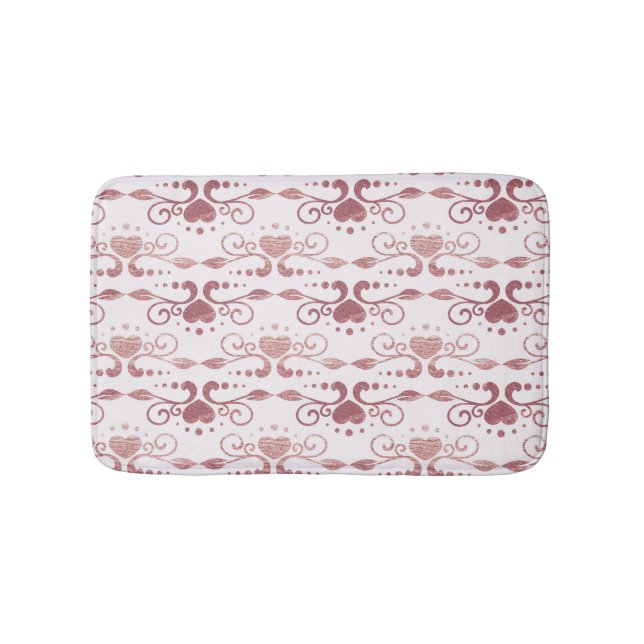 Art deco, vintage elegant wallpaper. bath mat (Front)