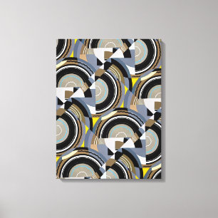 Art Déco vintage formes géométriques jazz Pochoir