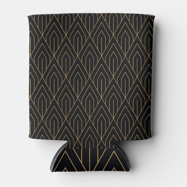 Art Deco: vintage geometric wallpaper. Can Cooler (Front)