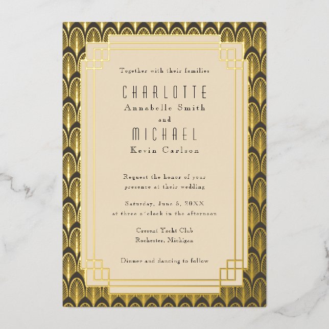 Art Deco Vintage gold (Front)