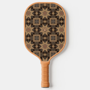 Art Deco Vintage Inlay Pickleball Paddle