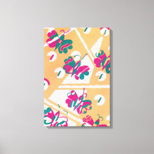 Art Déco vintage jazz pochoir papillons de jardin