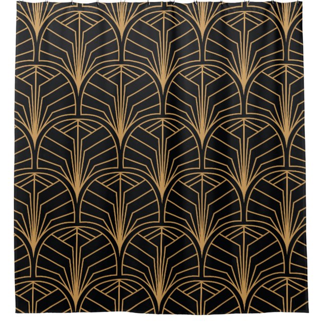 Art Deco, vintage minimalistic pattern. (Front)