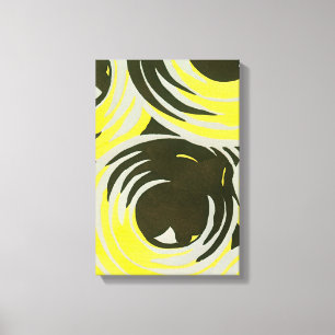 Art Déco Vintage Pochoir Jazz Cercles Géométriques