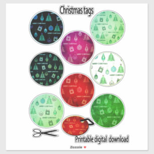 Art deco vintage retro style design tree gift box