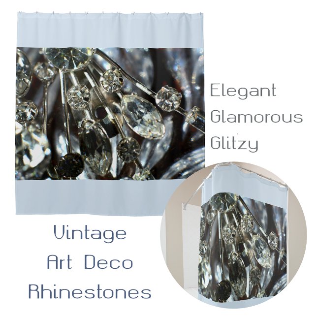 Art Deco Vintage Rhinestone Elegant Pale Blue (Creator Uploaded)