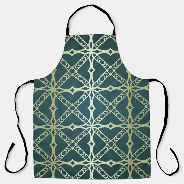 Art-deco vintage seamless geometric pattern. Vinta Apron (Front)