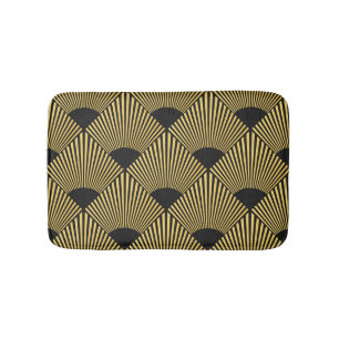 Art Deco Vintage Seamless Pattern Bath Mat