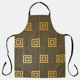 Art Deco Vintage Wallpaper Pattern Apron