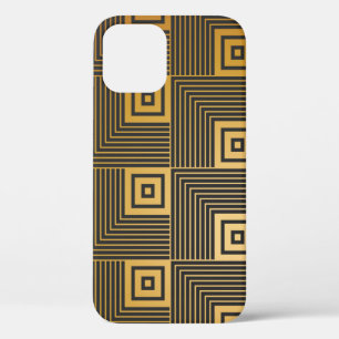 Art Deco Vintage Wallpaper Pattern iPhone 12 Case
