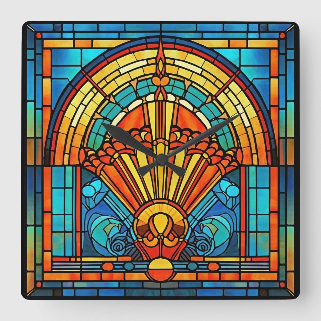 Art Deco Wall Clock (Front)