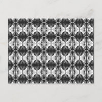 Art Deco wallpaper pattern - black and white