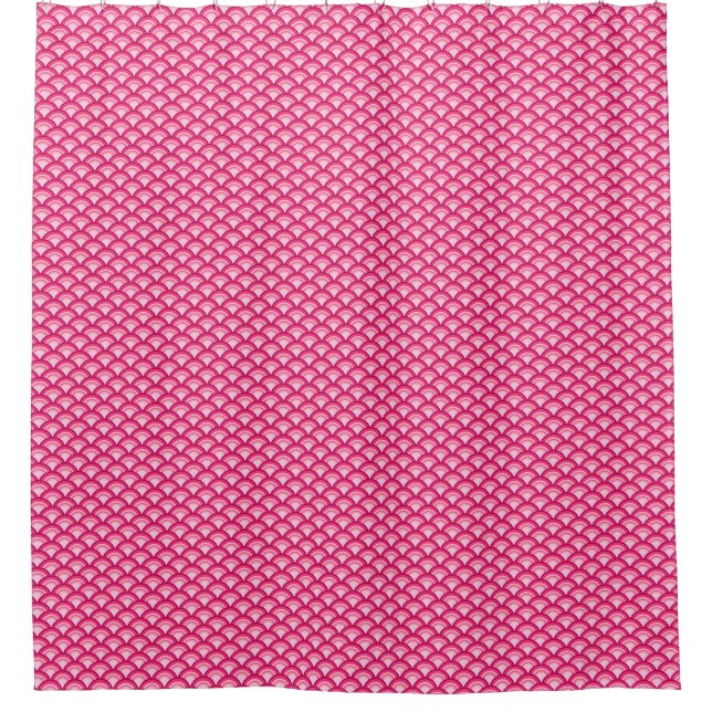 Art Deco wave pattern - fuchsia and coral (Front)
