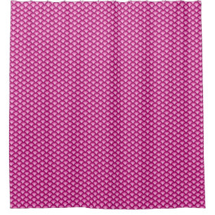 Art Deco wave pattern - magenta and pink