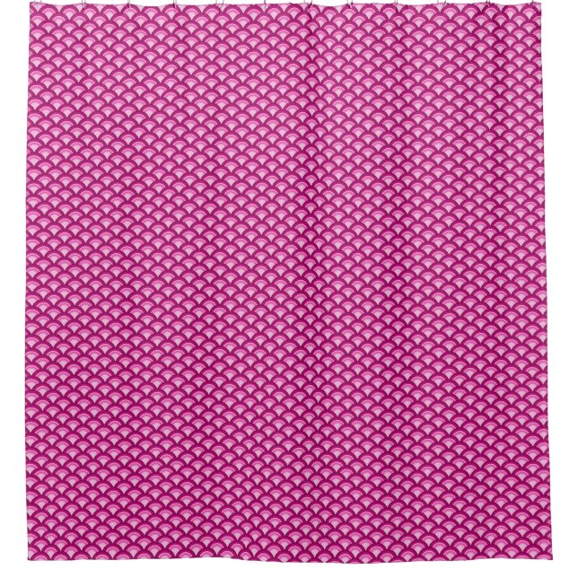 Art Deco wave pattern - magenta and pink (Front)