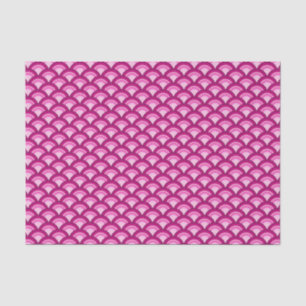 Art Deco wave pattern - magenta and pink Tissue Paper