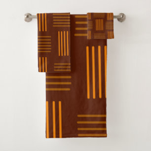 Art Deco Weave Bath Towel Set