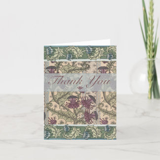 Art Deco Wild Garden Thank You Notes
