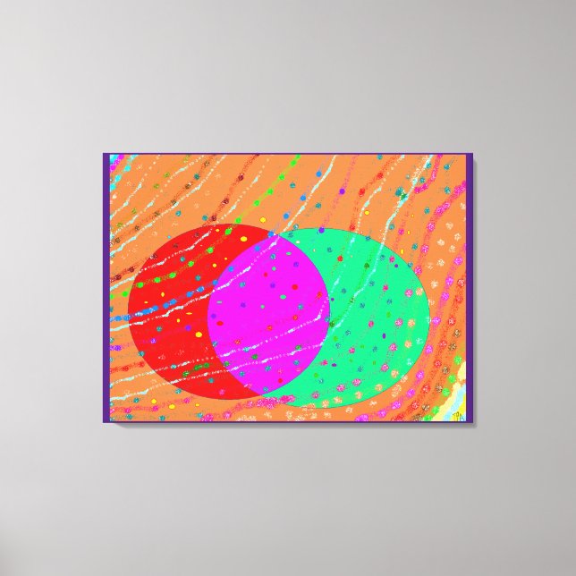 Art decor interior design canvas Globes (Front)