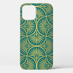 Art decor pattern. Vintage wallpaper. Japanese or iPhone 12 Case