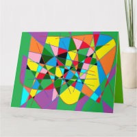 Art decor two patterns and congratulations message