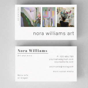 Art design artist designer photo Business Card