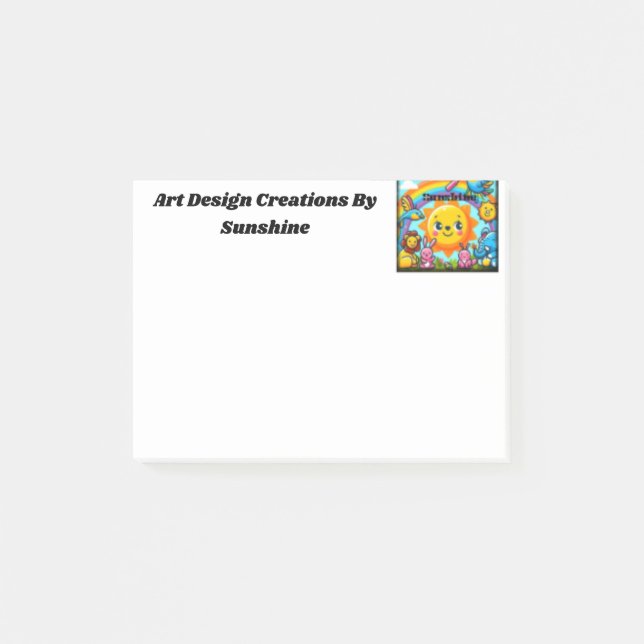 Art Design Creations By Sunshine  Post-it Notes (Front)