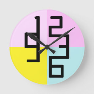 Art design modern watch round clock