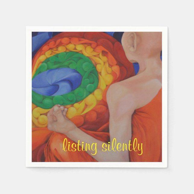 art designer  conversation napkin (Front)