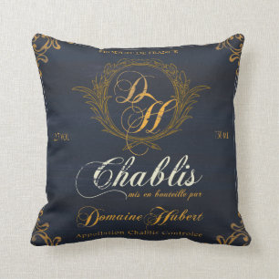 Art d'étiquette de vin, coussin des Chateaux II d
