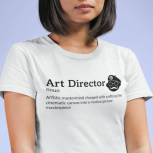 Art Director Definition Light Mode - Filmmaker T-Shirt