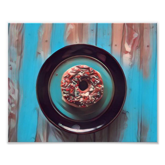 Art Doughnut Photo Print (Front)