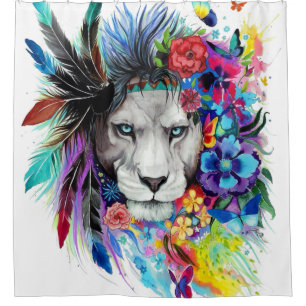 Art drawing poster painting the lion