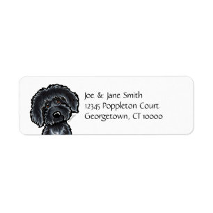 Art du Labradoodle noir