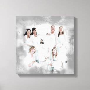 Art Effect Family Photo Wedding Portrait Canvas Print