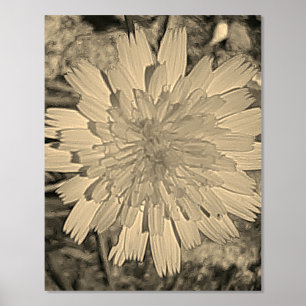 ART ET DESIGN D'AFFICHE À IMPRESSION DE FEUILLE D'